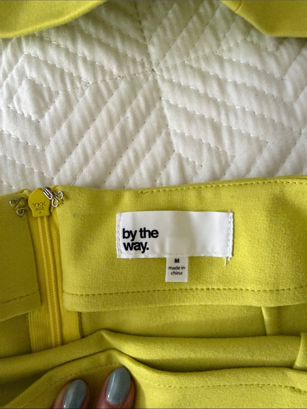 by the way. Bright Yellow Cropped Spaghetti Strap Top & Mini Skirt Set - Picture 2 of 4